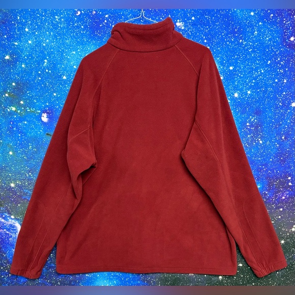 Columbia Sportswear Co. Burgundy Full Zip Fleece Jacket XXL - Picture 3 of 5
